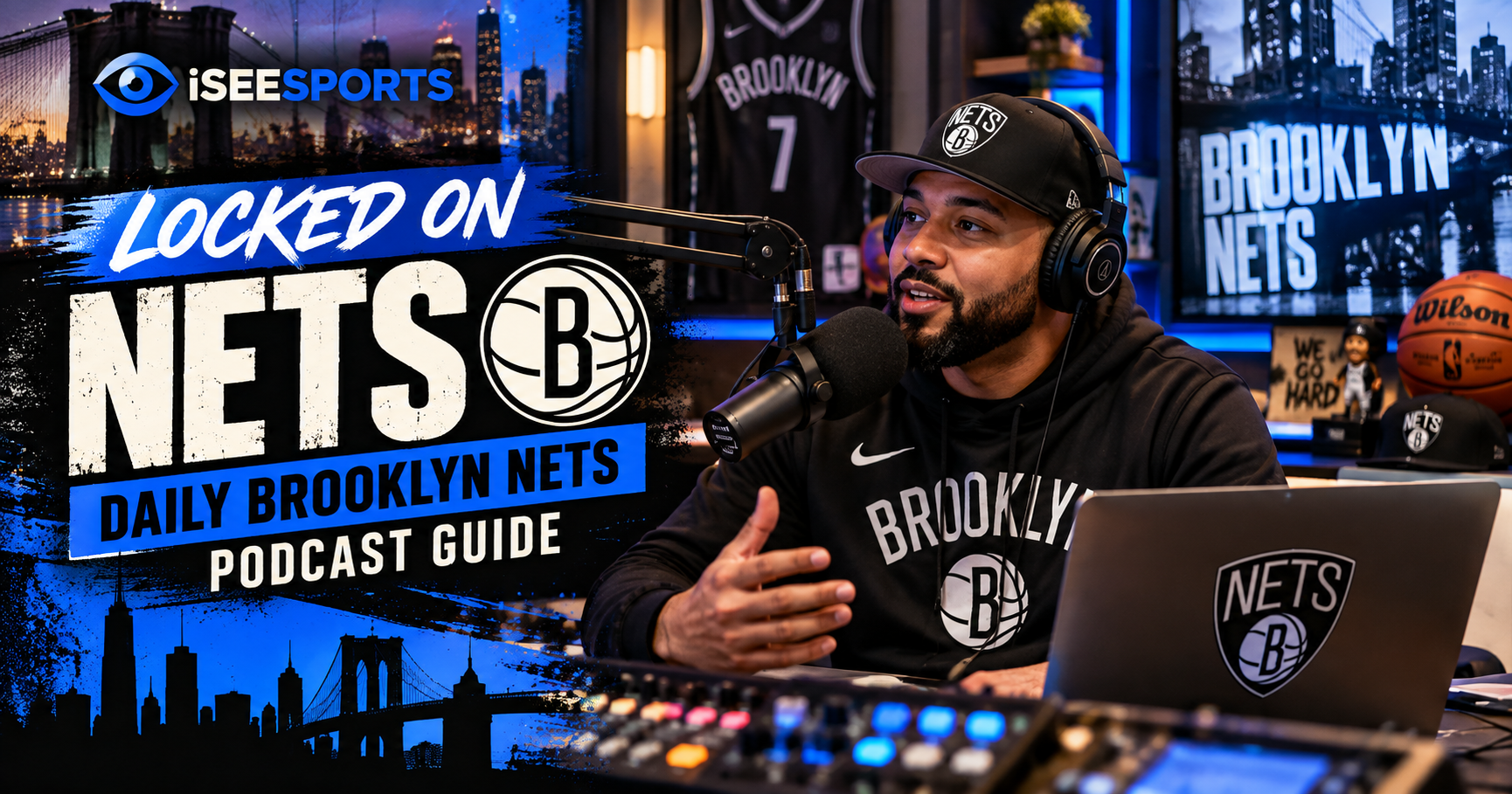 Locked On Nets podcast cover art for the iSEESPORTS blog